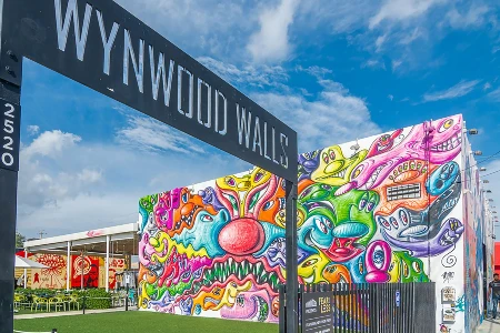 L'entrée de Wynwood Walls à Miami