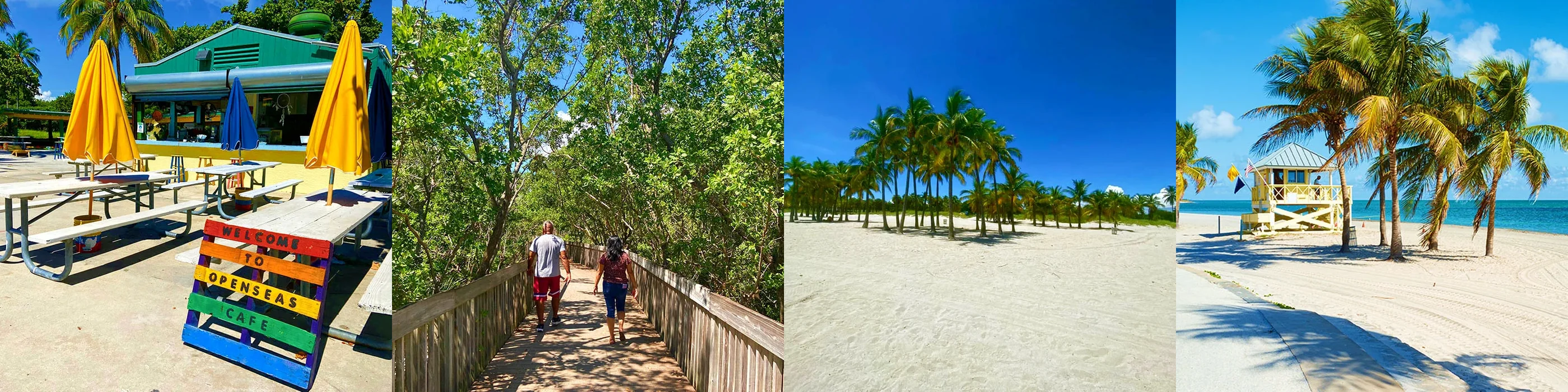 Frise de photos de Crandon Park et Key Biscayne